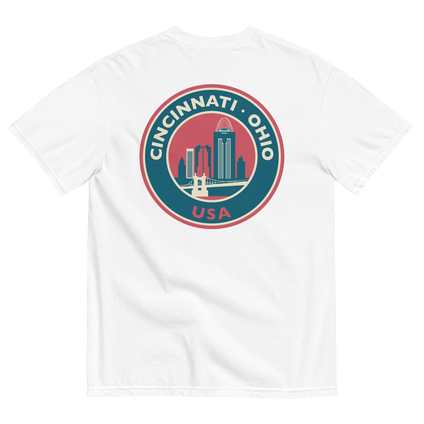 Men’s White Cincy Tee